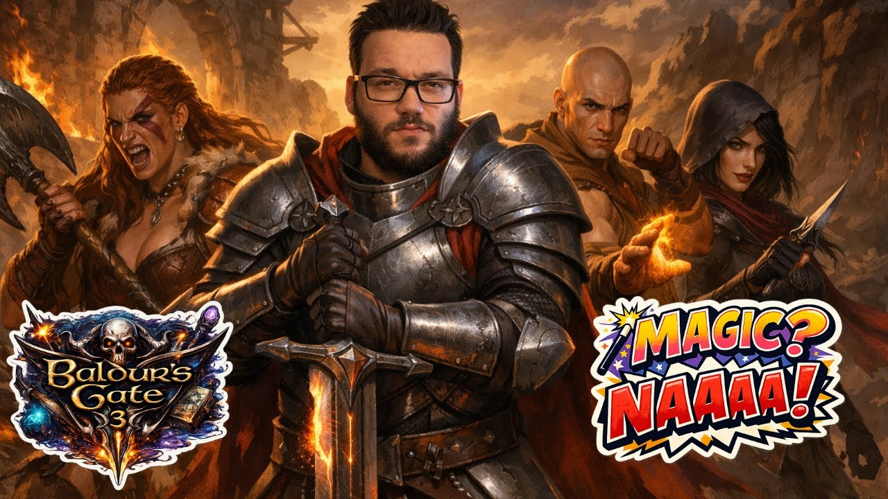 WE HATE MAGIC! Baldurs Gate 3 Magicless run