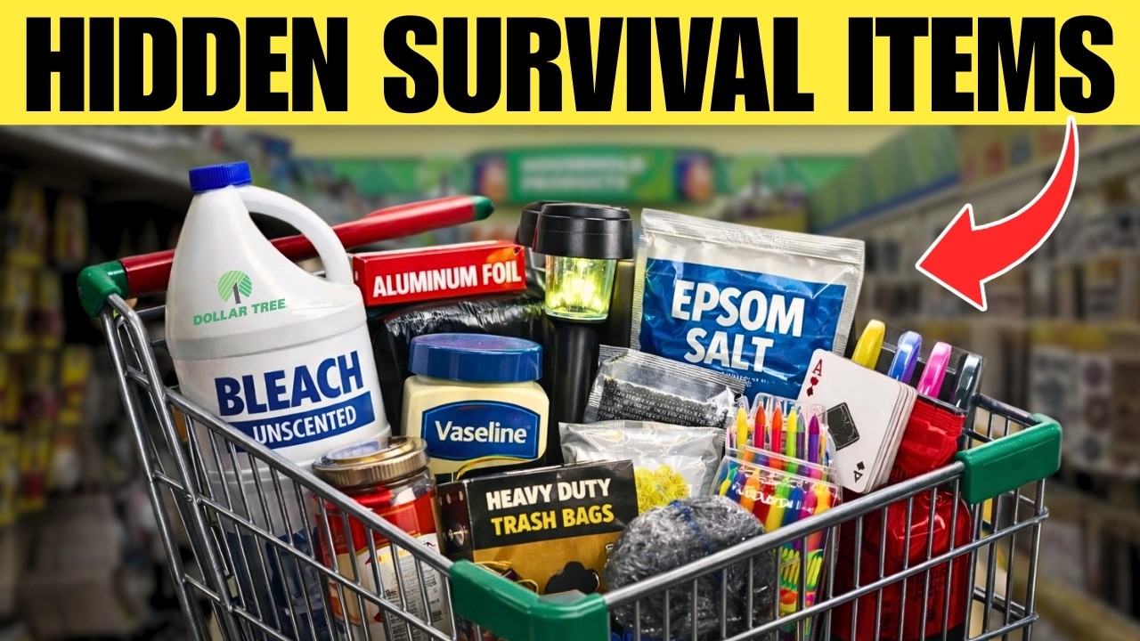 12 Hidden Prepping Items at the Dollar Store (Buy These Before SHTF)