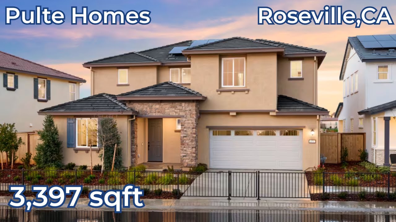 Pulte Homes | Plan 3 – 3397 SqFt | Camellia at Solaire, Roseville, CA | Model Home For Sale