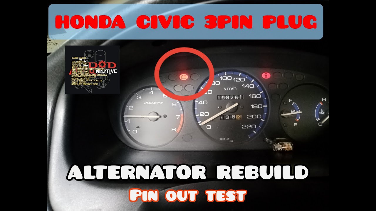 H0NDA CIVIC VTEC ALTERNATOR PIN OUT BENCH TEST