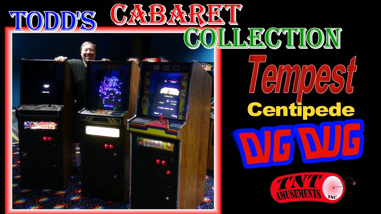 #1173 Atari TEMPEST - CENTIPEDE - DIG DUG Cabaret Arcade Video Games - TNT Amusements