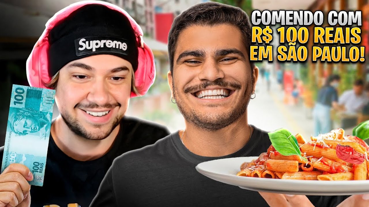 O QUE DÁ PRA COMER EM SÃO PAULO COM 100 REAIS? - React Lactea