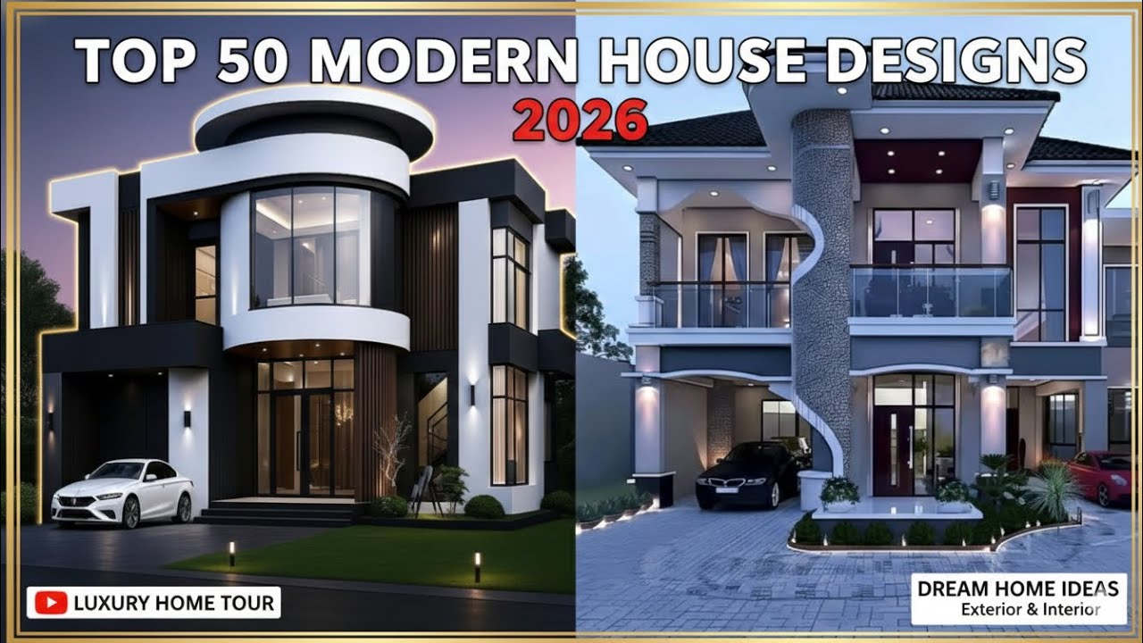 50 Ultra-Modern House Designs 2026 | Luxury Home Inspiration🏠💎💫✨🇮🇳🇮🇳🪴✨