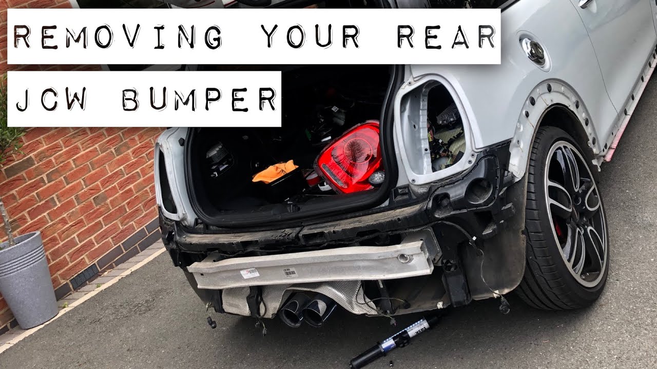 BMW MINI F56 - How to remove the JCW rear bumper instructions FAQ 2014-onwards