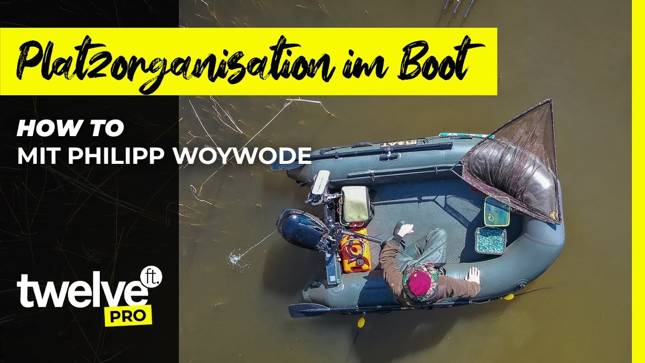 Tackletipp: Wie du dein Schlauchboot perfekt organisierst | Trailer | twelve ft PRO | Karpfenangeln