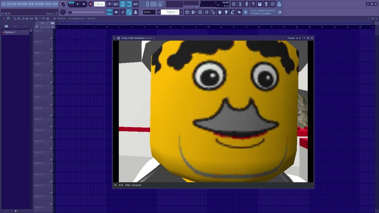 LEGO Island but played through FL Studio