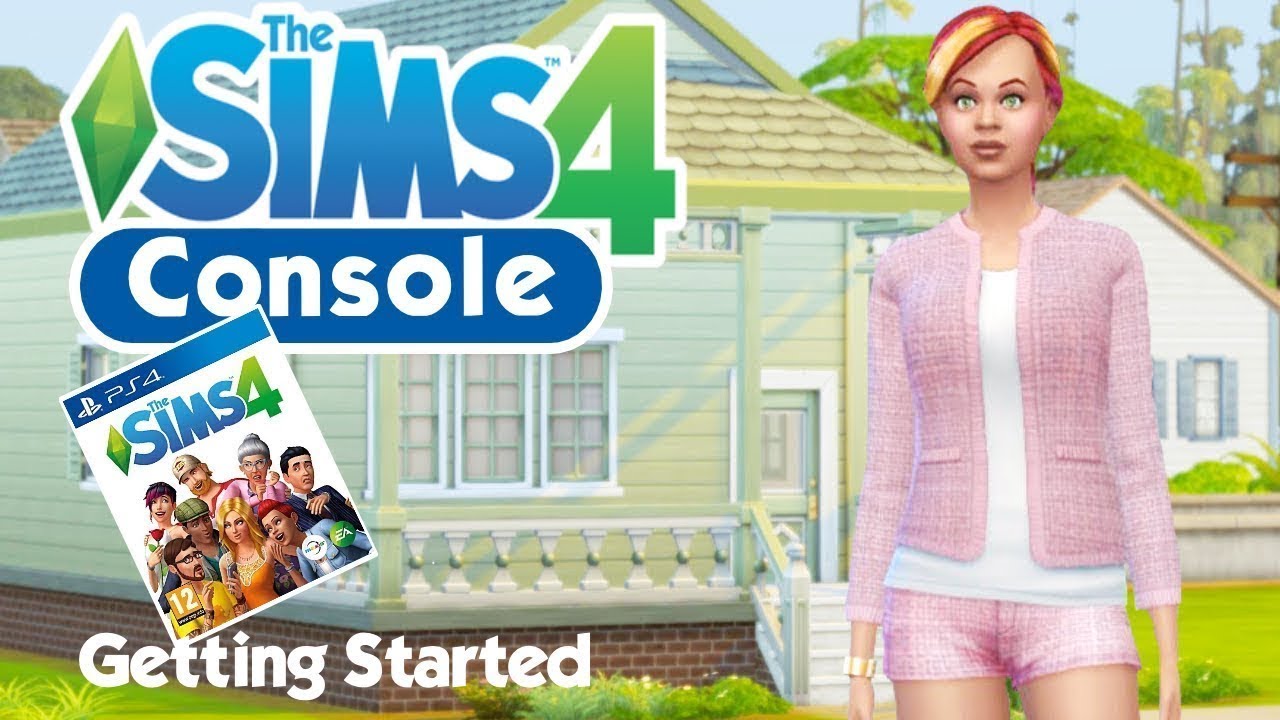 Первая игра в The Sims 4 на PS4 // Обзор PlayStation CAS и управления (консоль Sims 4)
