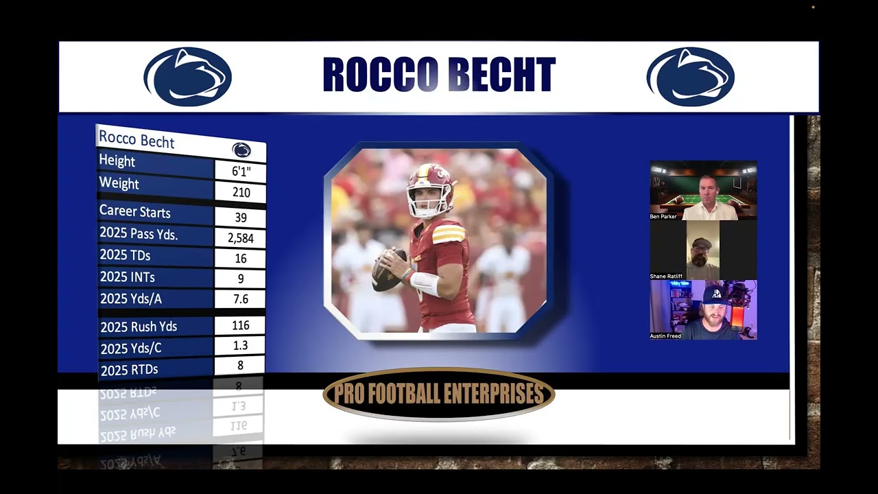 2027 NFL Draft QB Watchlist: Rocco Becht, Penn State