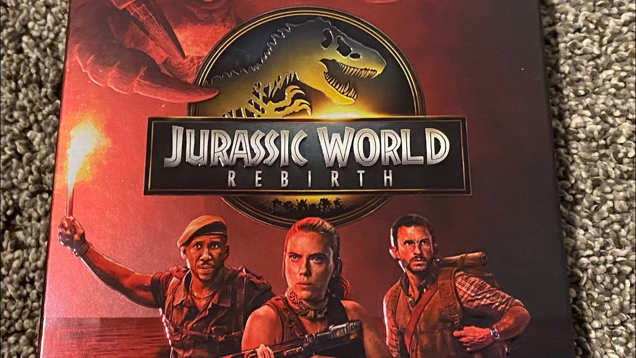 Jurassic World Rebirth Blu Ray disk + FREE CODE GIVEAWAY!!