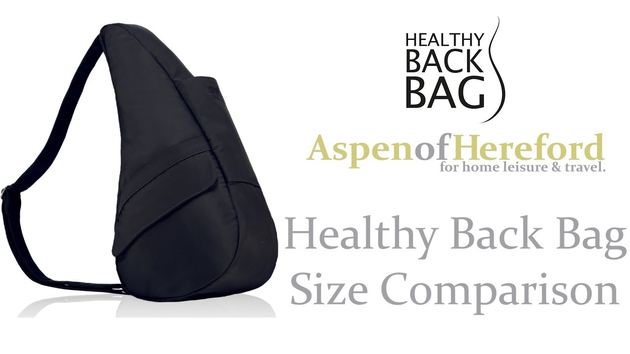 Healthy Back Bag Size Comparison