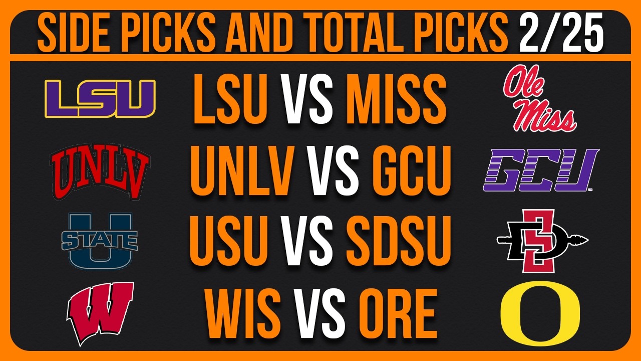 College Basketball Picks & Predictions Today Wednesday 2/25/26 | NCAAB Picks Today