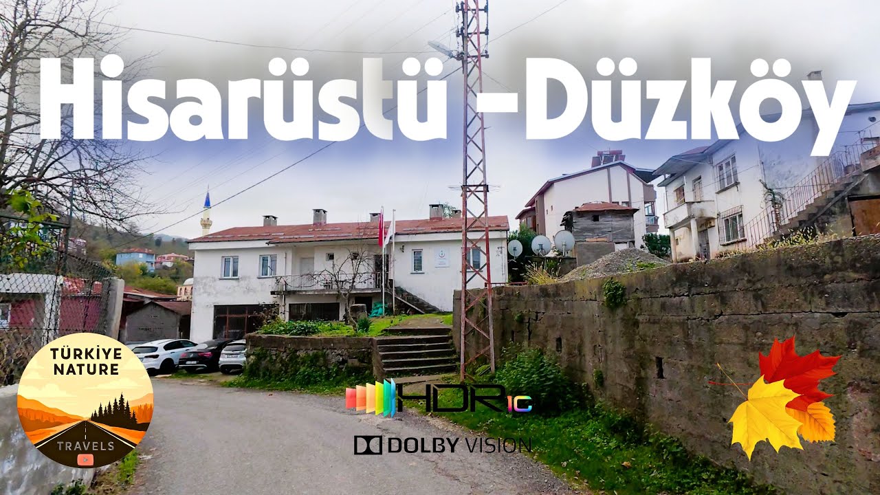 NEGLECTED NARROW ROADS. TÜRKİYE (TURKEY) BAKIMSIZ DAR YOLLAR. GİRESUN & KEŞAP. 4K HDR
