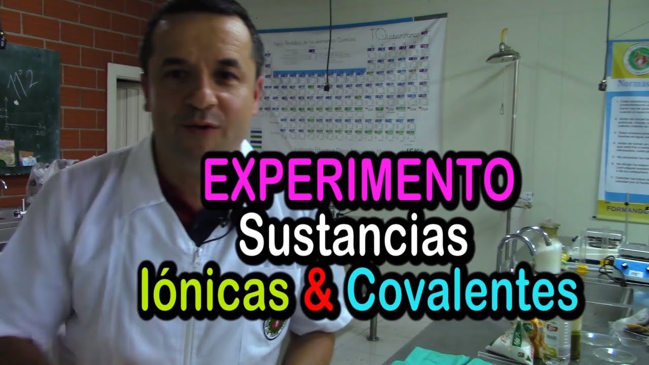 Sustancias I&oacute;nicas & Covalentes...EXPERIMENTO [Conductividad El&eacute;ctrica]