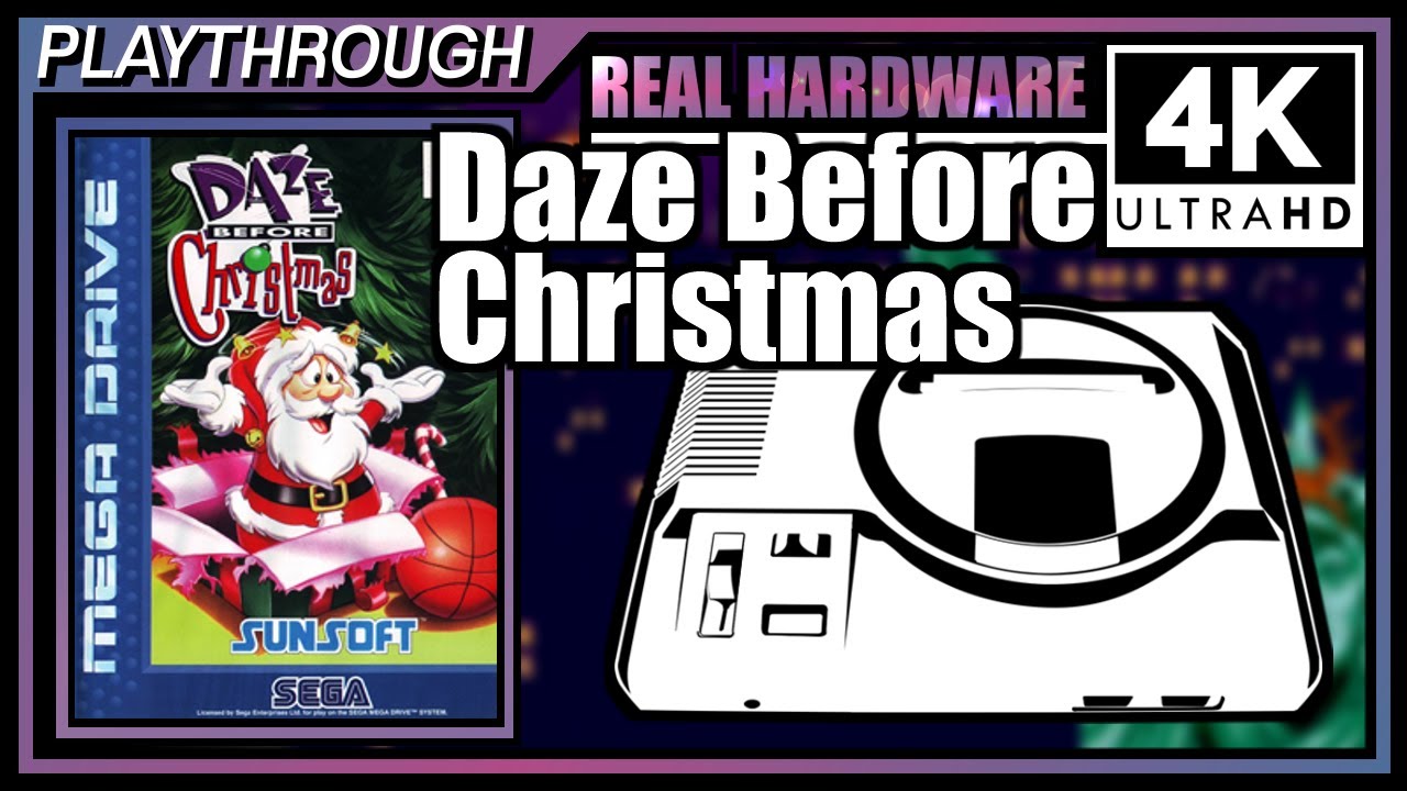 Daze Before Christmas (1994) | Wranker Megadrive/Genesis Real Hardware Playthrough | Retrotink 4K