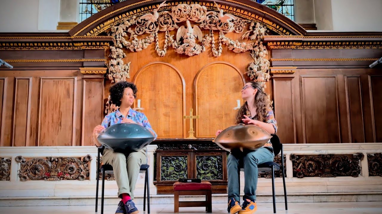 Relaxing Handpan Music in a Church | PortaBanda