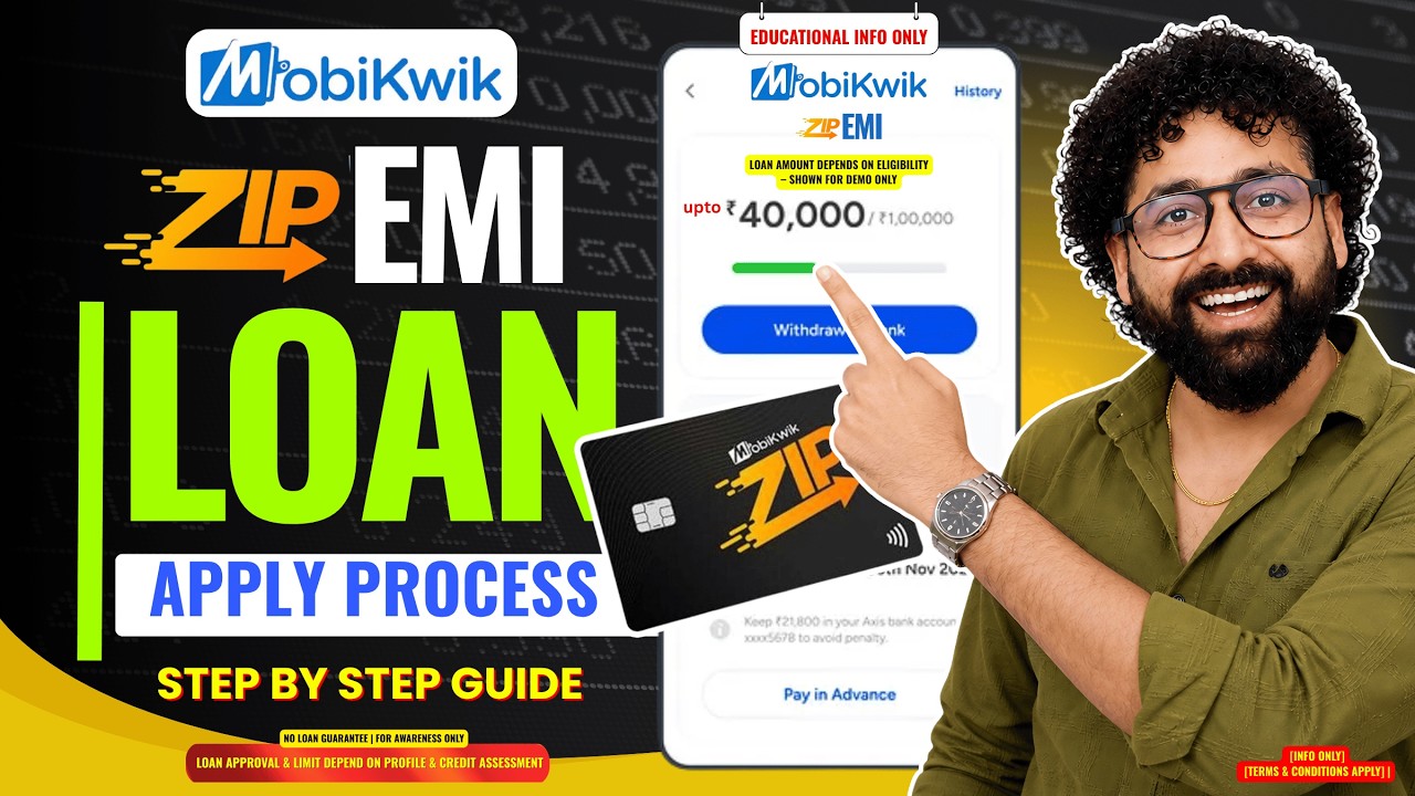 Mobikwik Zip Loan Apply Kaise Kare 2026 | ₹60,000 Tak Instant Credit Line | Low CIBIL Loan App