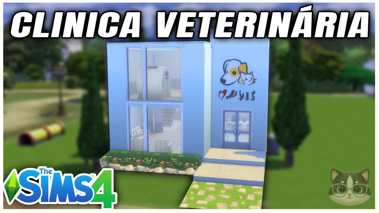 Como Fazer Clínica Veterinária que FUNCIONA | Cães e Gatos | Speedbuild | The Sims 4”
