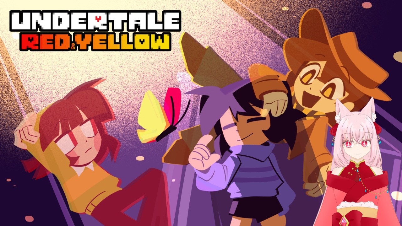 【UTRY】再次來到地下世界，但跟了兩位幽靈 ? Undertale Red&Yellow Part.4 #羽月 #undertale
