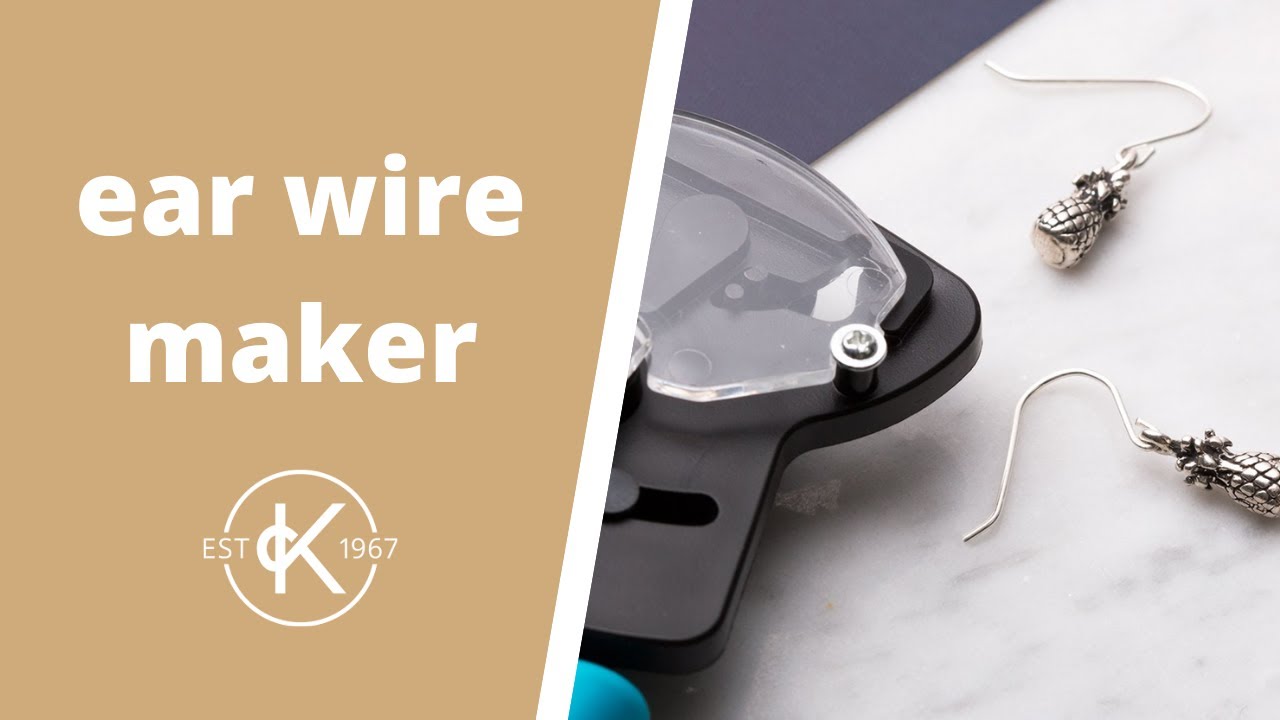How To Make Earwires With Bead Buddy 1 Step Ear Wire Maker | Kernowcraft