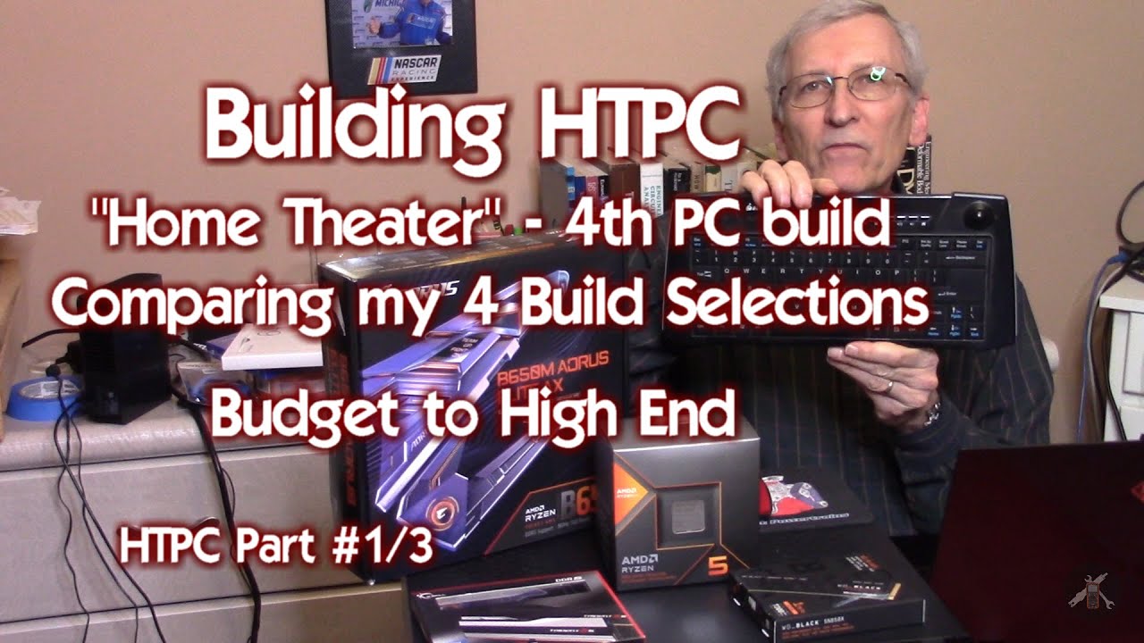 HTPC Computer Build - Comparing Specs of My Last 4 Builds, Budget to Content Creator / Gaming
