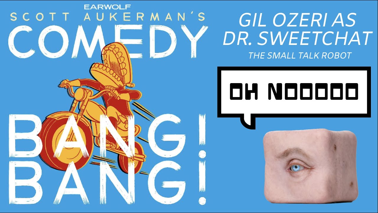 Dr. Sweetchat the Small Talk Robot (Gil Ozeri) wheels in | Comedy Bang Bang