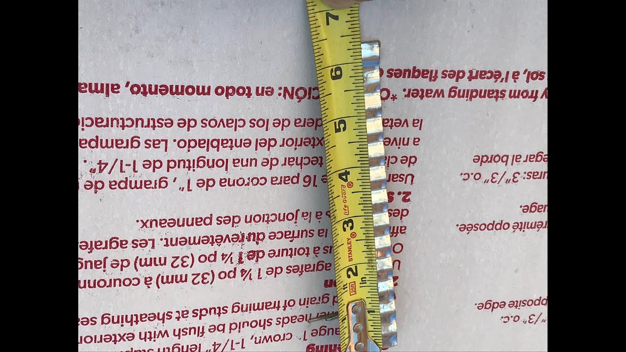 Brick Ties - Spacing Requirements