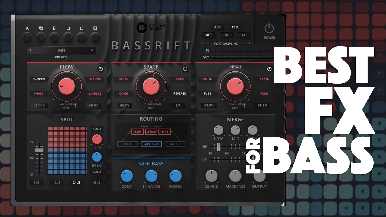 Best FX Plugin for Synth Bass ! 2 minutes Sound Demo | BASSRIFT  Instant Audio/UnitedPlugins