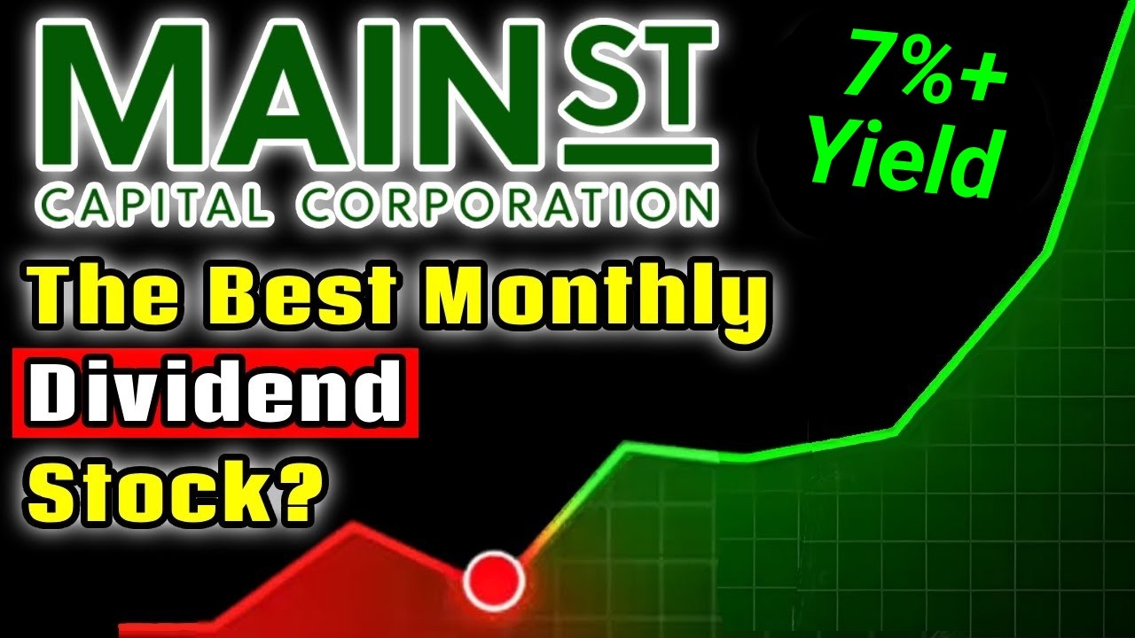 Is Main Street Capital the BEST Monthly Dividend Stock? (MAIN Stock Analysis!)