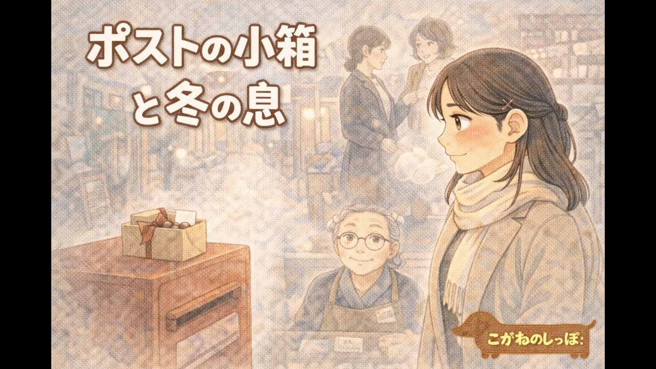 【絵本 読み聞かせ】（２０５）ポストの小箱と冬の息