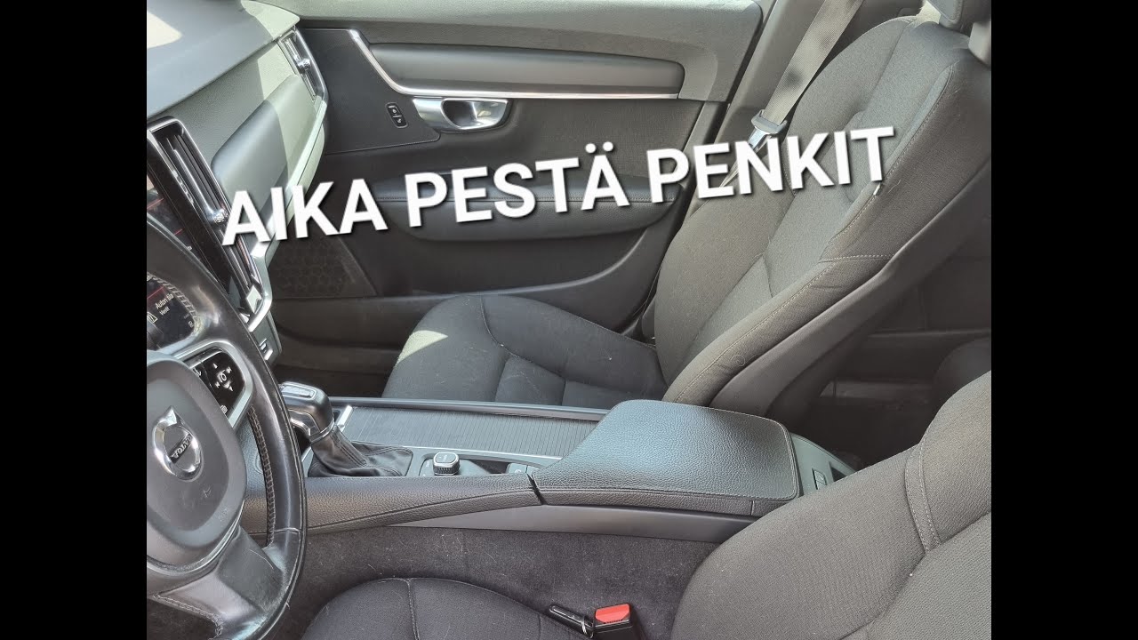 Auton Penkkien Puhdistus Kärcher Tekstiilipesurilla