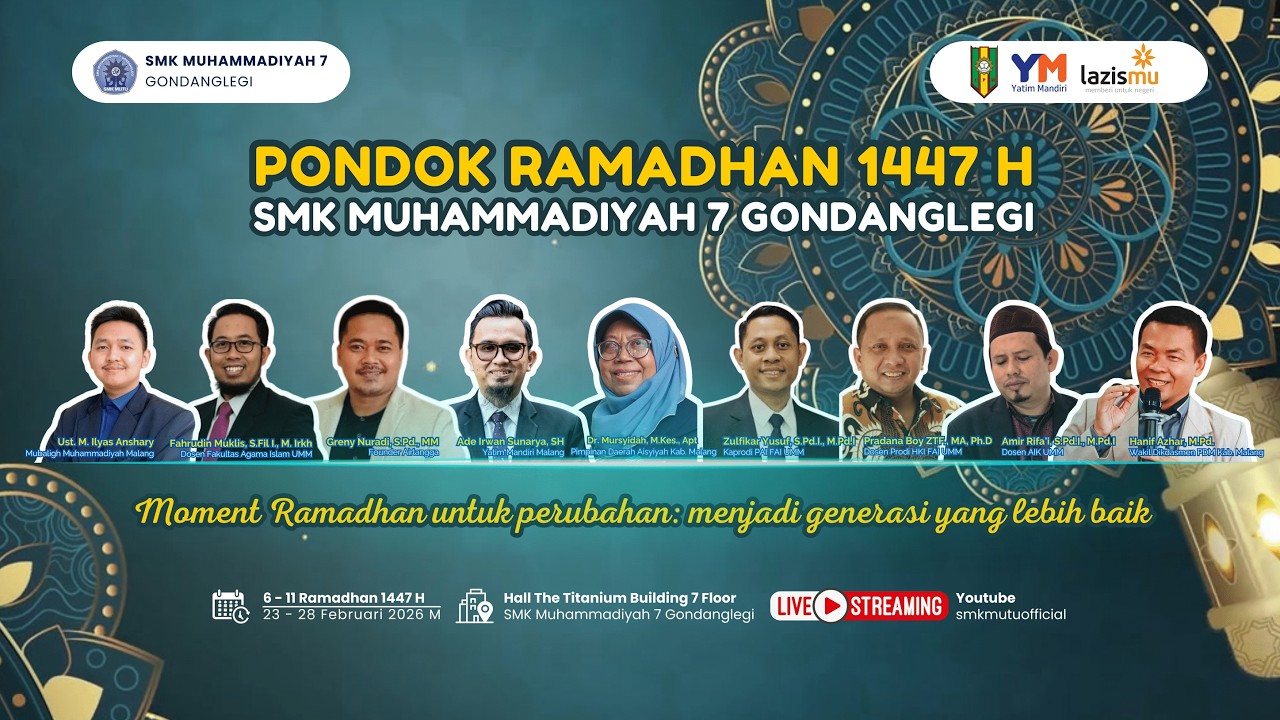 🔴 LIVE - DAY 1 PONDOK RAMADHAN - MOMENT RAMADHAN UNTUK PERUBAHAN MENJADI GENERASI LEBIH BAIK