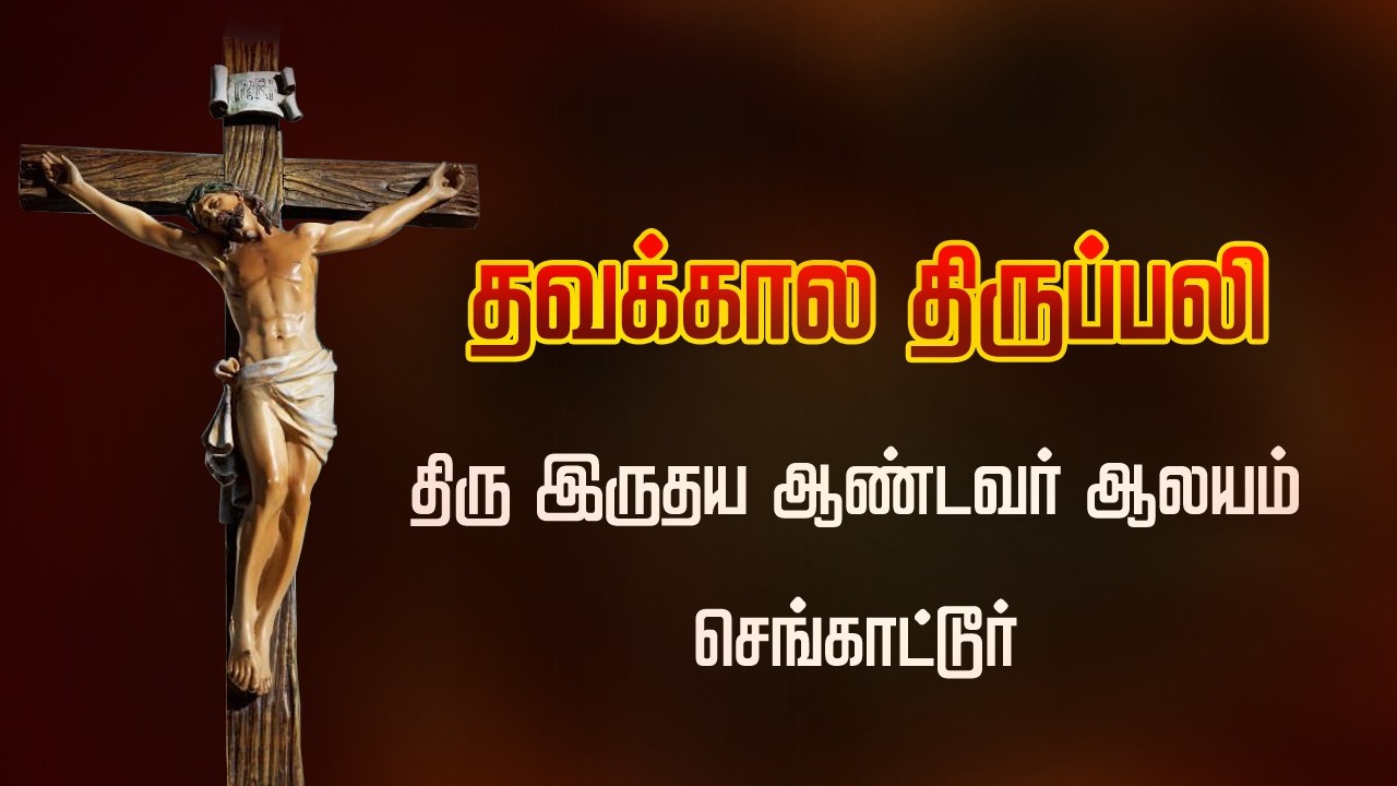 🔴நேரலை - 15 03 2026  தூய இருதய ஆண்டவர் பசிலிக்கா, திருப்பலி 12 00 PM 480p