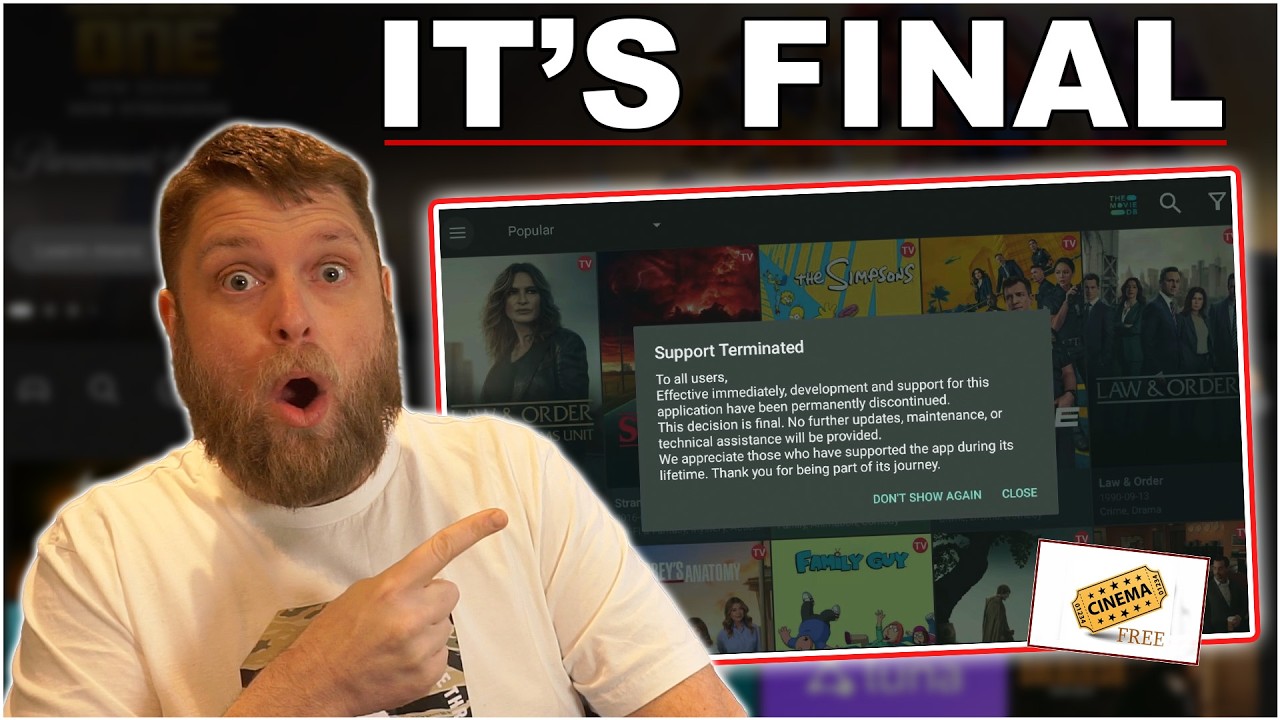 Cinema App Terminated Support&hellip; Is This The END?