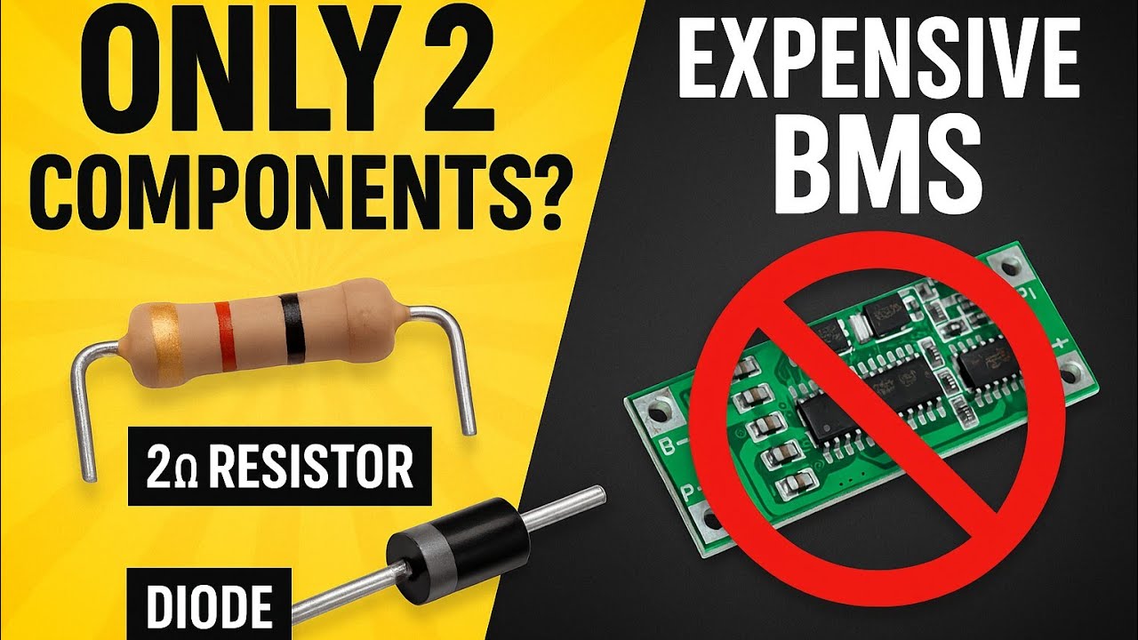 Diy BMS for 18650 lithium battery 