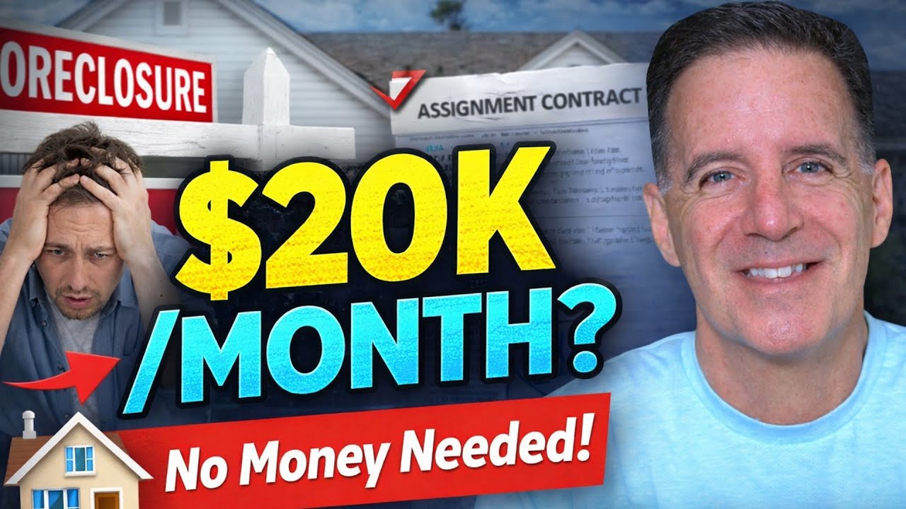 This is the Easiest Way to Make $20,000 a Month Wholesaling (NO MONEY NEEDED)