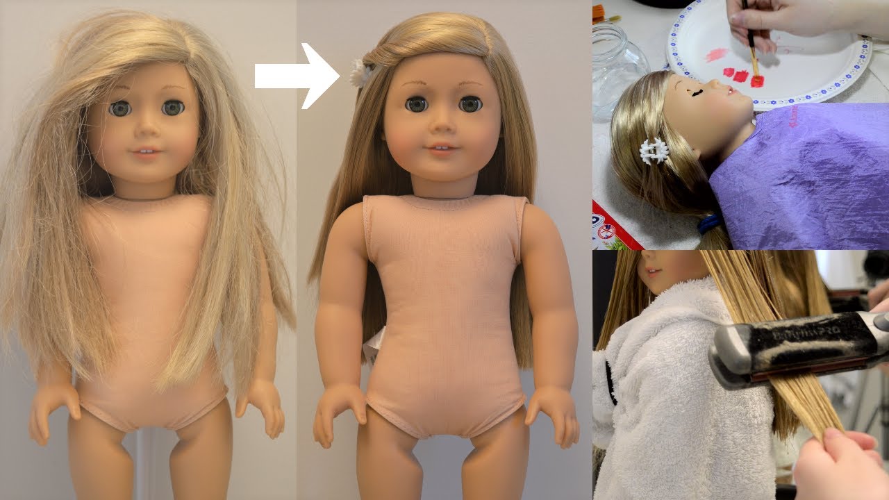 Restoring American Girl Isabelle! (Fixing up an old AG Doll)