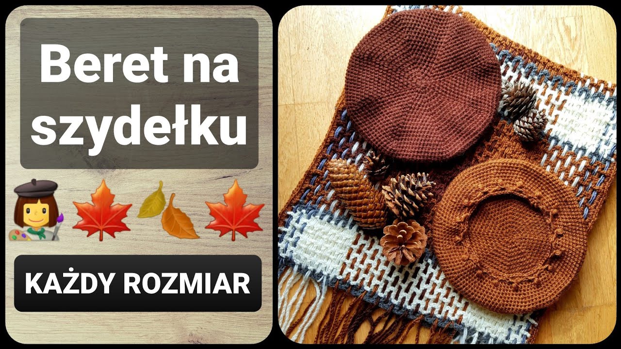 Beret na szydełku,  cz.1/2 Karolina Szydełko