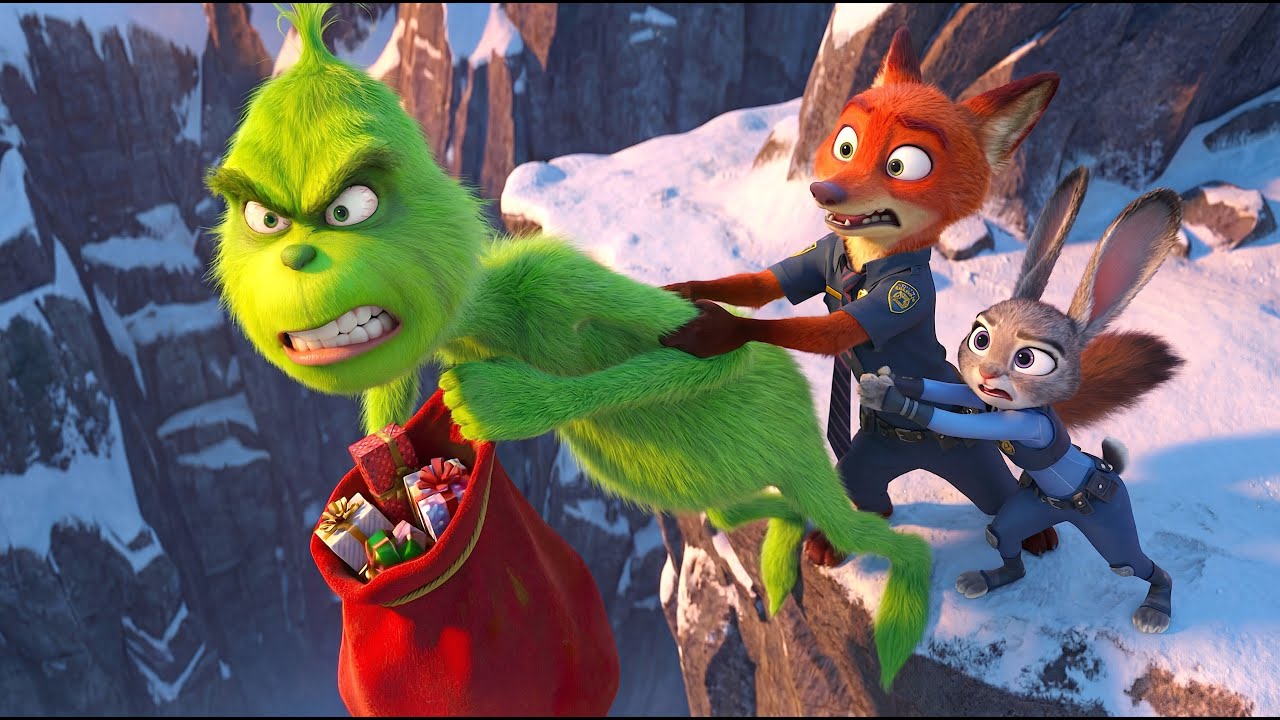 Nick & Judy Save Christmas from the Grinch | Zootopia Fan Story 🎁🚓