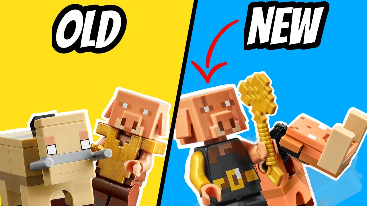 OLD VS NEW LEGO MINECRAFT SETS IN 2024 | The Nether
