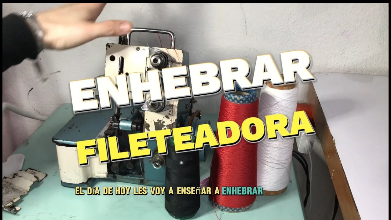 Como enhebrar una Fileteadora Familiar - Tutorial paso a paso (Overlock)