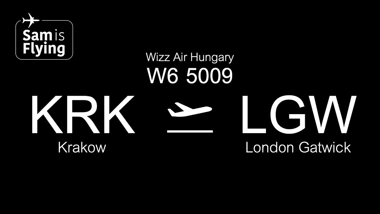 Wizz Air Airbus A321-231 (WL) | W65009 | Krakow to London Gatwick | *FULL FLIGHT*