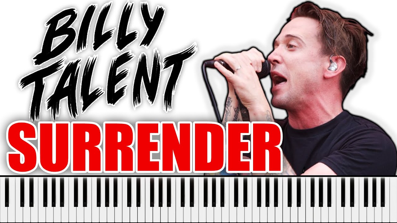 BILLY TALENT - Surrender | PIANO COVER (Benjamin Kowalewicz's vocals)