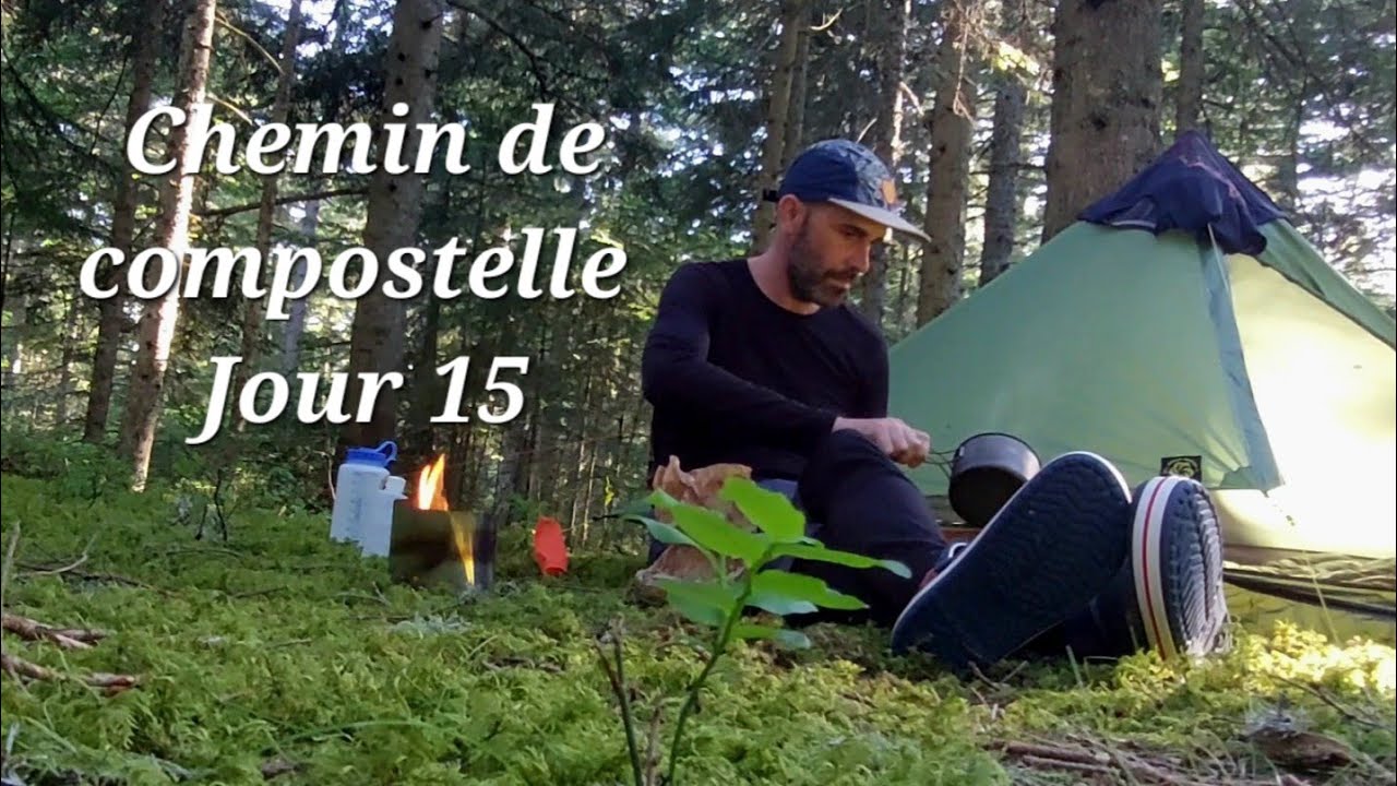 CHEMIN DE COMPOSTELLE JOUR 15: je vous présente mon matériel de bivouac