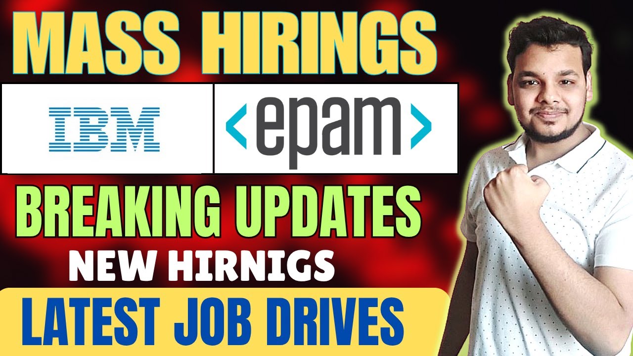 IBM , EPAM , HCLTECH Mass Hiring Update | Off Campus Hirings | Freshers Hiring Drive | IT Jobs