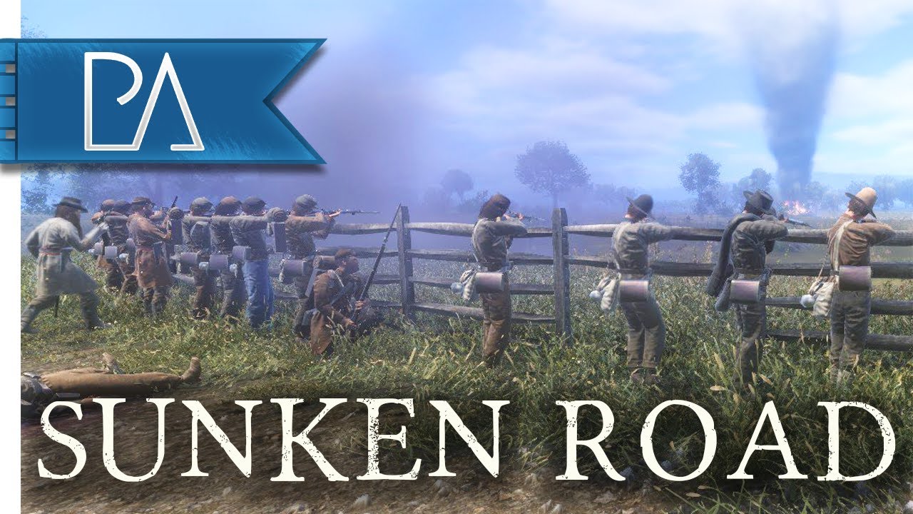 FOR DIXIELAND: Glorious Defense of Sunken Road - War of Rights Gameplay