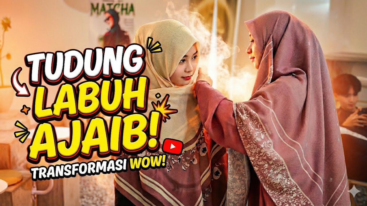 DARI TUDUNG BIASA KE TUDUNG LABUH BY HIJAB GALERIA