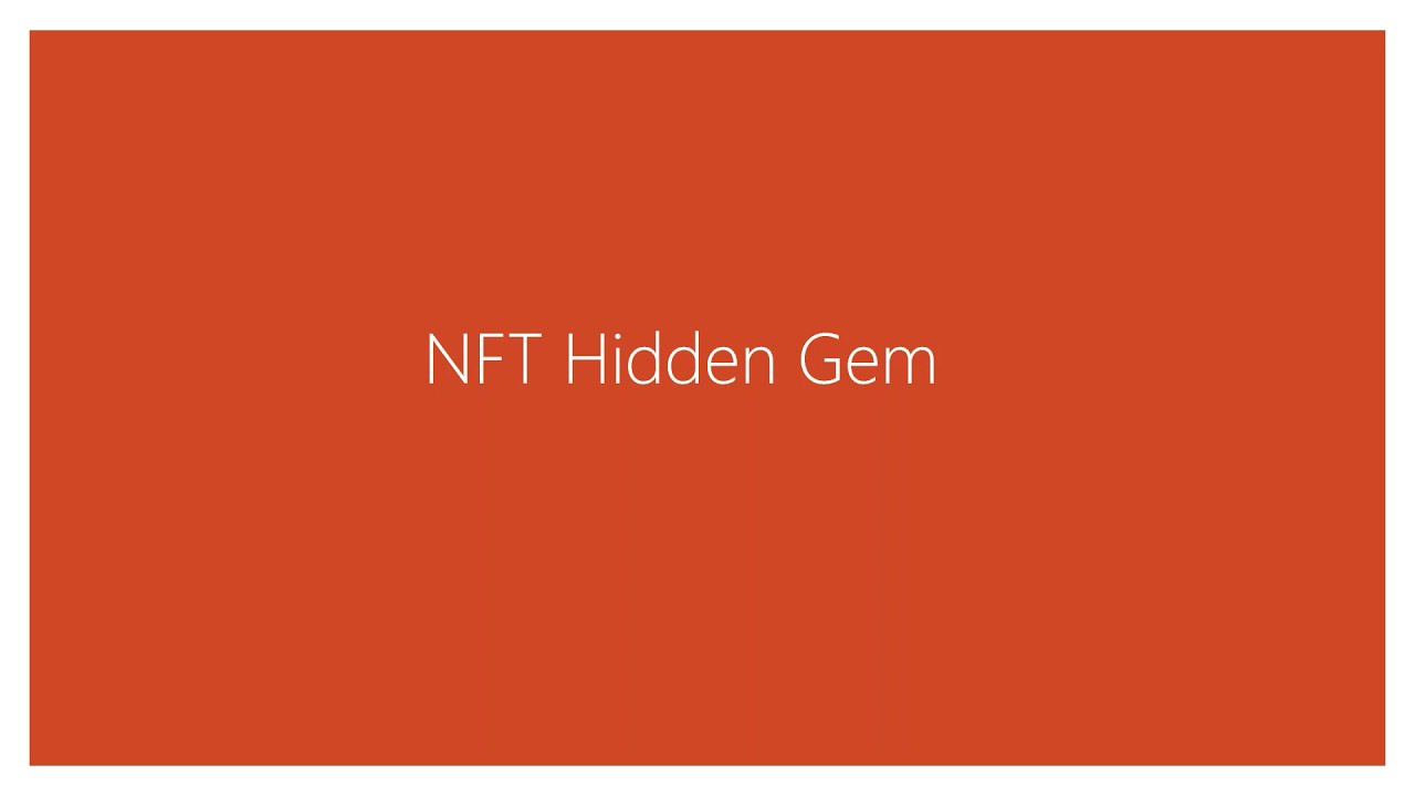 NFT ART FINANCE the Hidden Gem