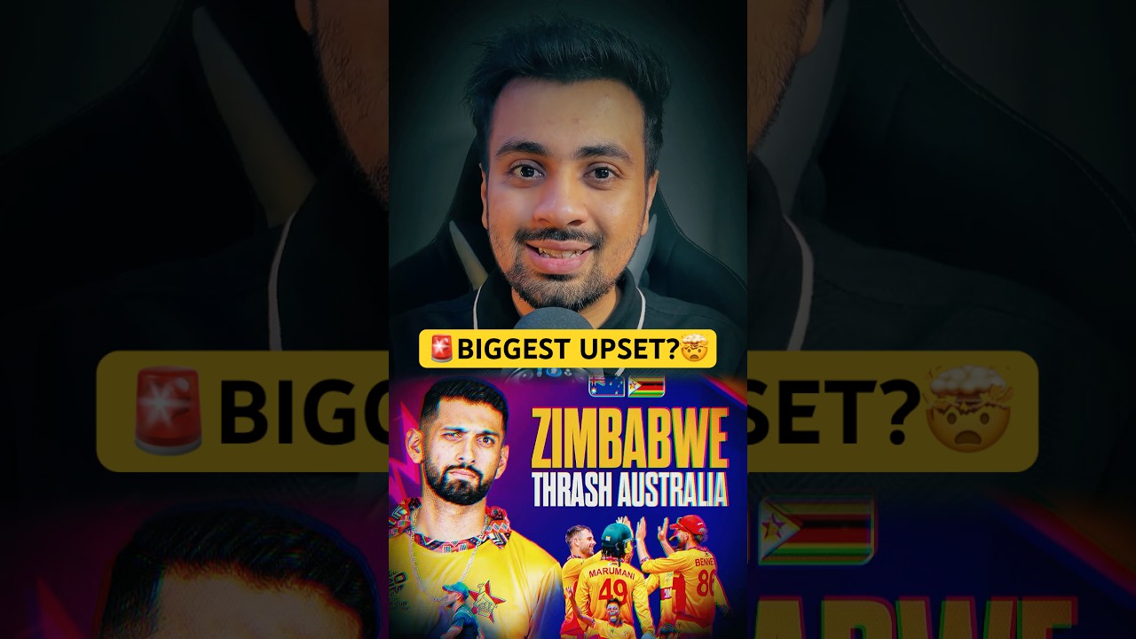 🚨Zimbabwe DOMINATES Australia🤯Big Upset Win Beats AUS by 23 Runs AUS vs ZIM T20 World Cup 2026