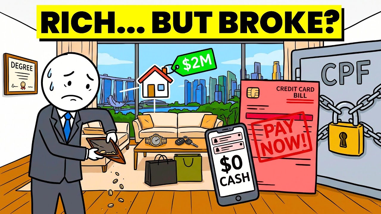 Singapore Millionaire Rich On Paper, Broke in Real Life: The Singapore 