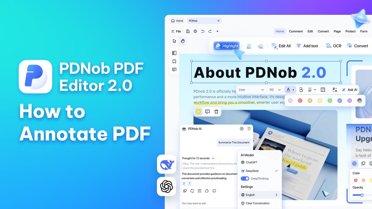 [Редактор PDF-файлов PDNob 2.0] Как аннотировать PDF-файлы &mdash; стикеры, штампы и заметки Stable Notes